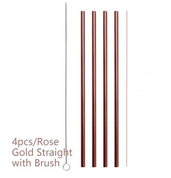 Stainless Steel Straw Set – Durable, Stylish, and Eco-Friendly