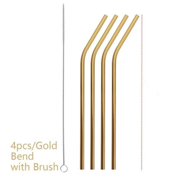Stainless Steel Straw Set – Durable, Stylish, and Eco-Friendly