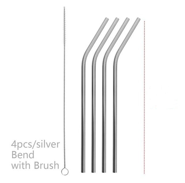 Stainless Steel Straw Set – Durable, Stylish, and Eco-Friendly