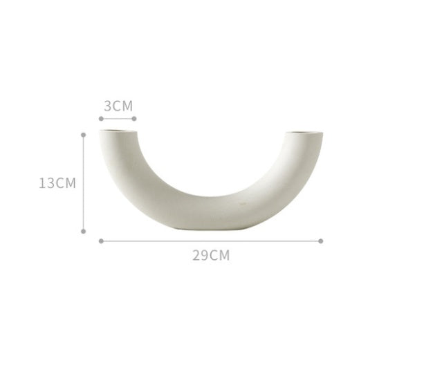 Nordic Ceramic Vase – Minimalist Form with Artistic Soul