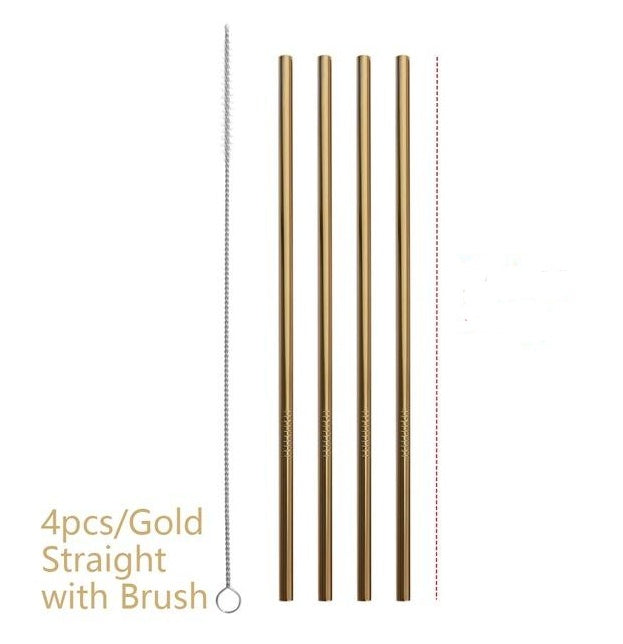 Stainless Steel Straw Set – Durable, Stylish, and Eco-Friendly