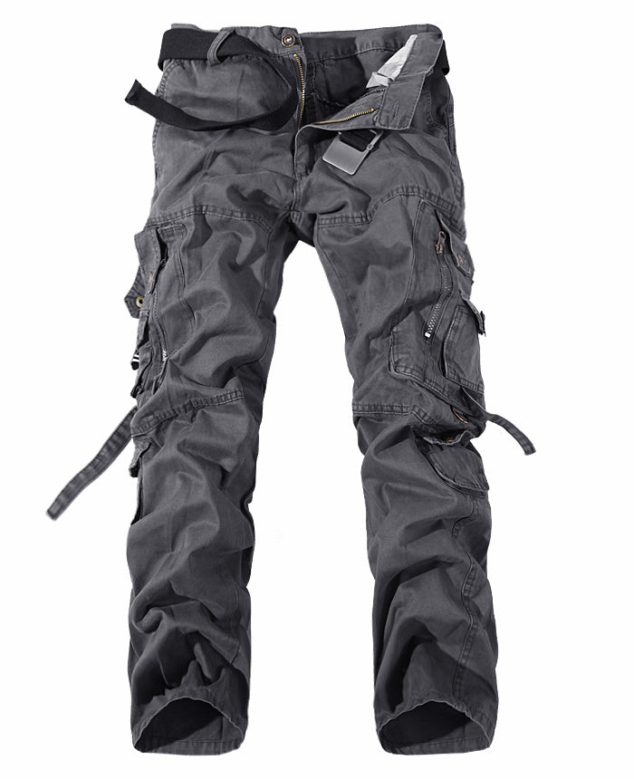 Men's Military-Style Cotton Pants – Rugged Utility Meets Youthful Edge