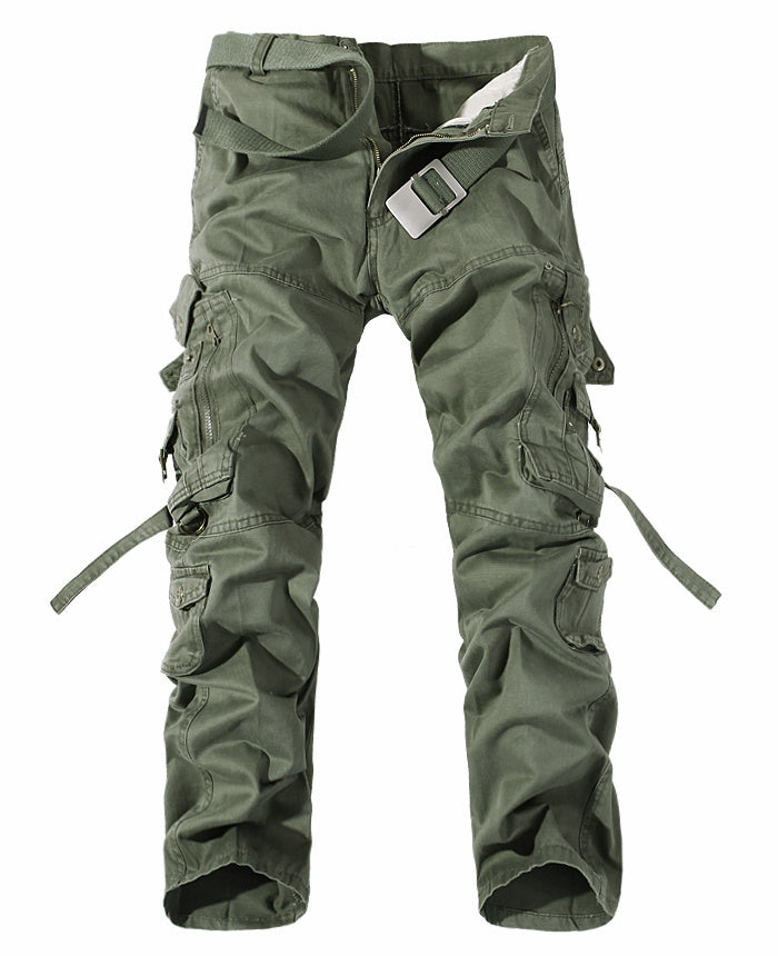 Men's Military-Style Cotton Pants – Rugged Utility Meets Youthful Edge