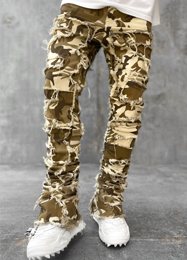 Men's Stacked Jeans – Elevated Style with a Tailored Edge