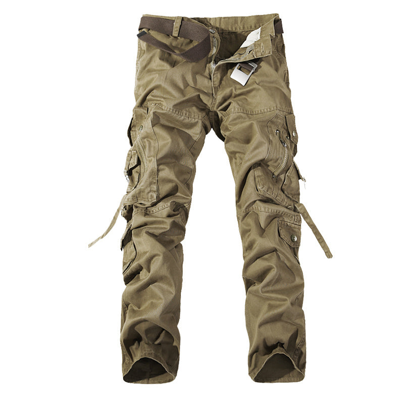 Men's Military-Style Cotton Pants – Rugged Utility Meets Youthful Edge
