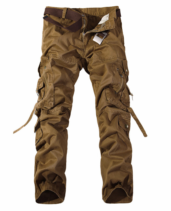 Men's Military-Style Cotton Pants – Rugged Utility Meets Youthful Edge