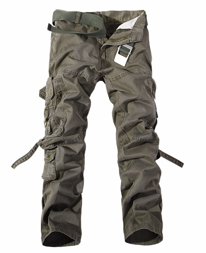 Men's Military-Style Cotton Pants – Rugged Utility Meets Youthful Edge