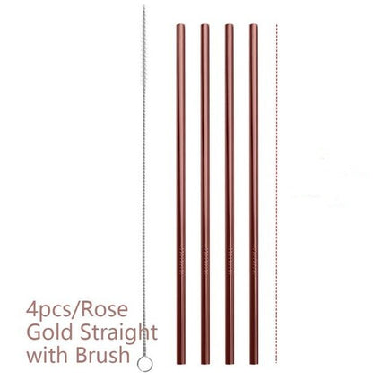 Stainless Steel Straw Set – Durable, Stylish, and Eco-Friendly