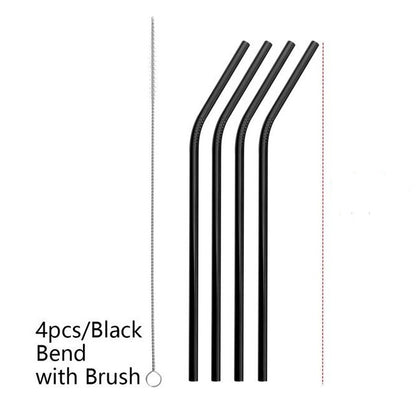 Stainless Steel Straw Set – Durable, Stylish, and Eco-Friendly