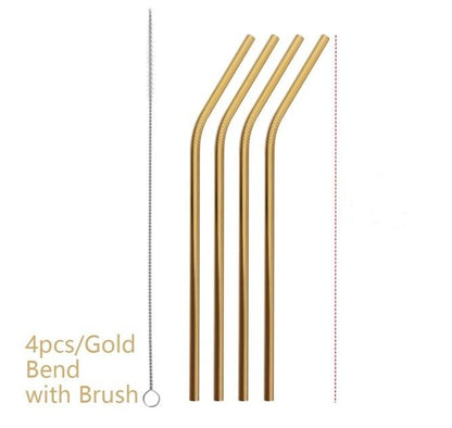 Stainless Steel Straw Set – Durable, Stylish, and Eco-Friendly