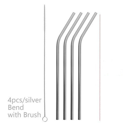 Stainless Steel Straw Set – Durable, Stylish, and Eco-Friendly