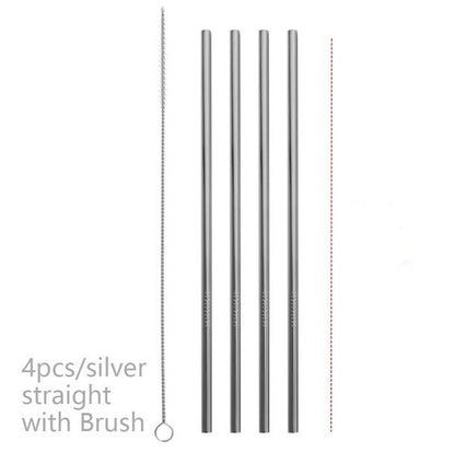 Stainless Steel Straw Set – Durable, Stylish, and Eco-Friendly