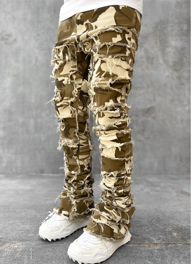 Men's Stacked Jeans – Elevated Style with a Tailored Edge