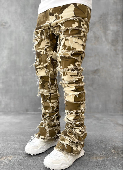Men's Stacked Jeans – Elevated Style with a Tailored Edge
