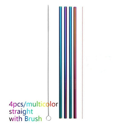 Stainless Steel Straw Set – Durable, Stylish, and Eco-Friendly
