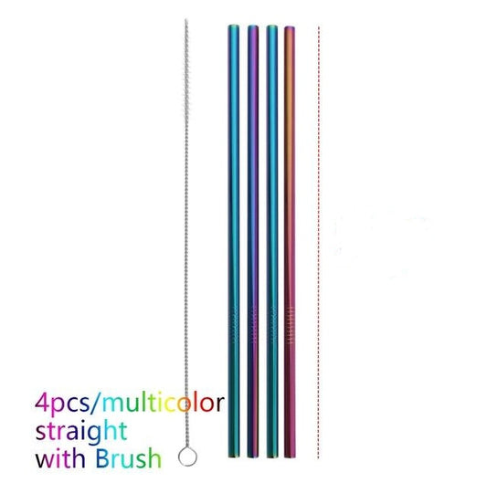 Stainless Steel Straw Set – Durable, Stylish, and Eco-Friendly