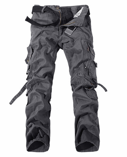 Men's Military-Style Cotton Pants – Rugged Utility Meets Youthful Edge