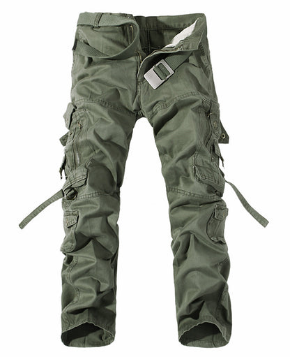 Men's Military-Style Cotton Pants – Rugged Utility Meets Youthful Edge