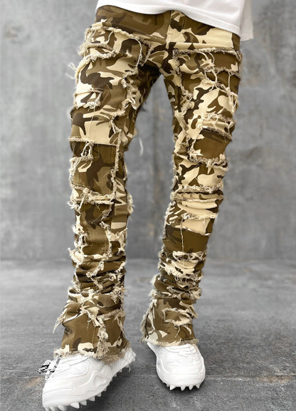 Men's Stacked Jeans – Elevated Style with a Tailored Edge