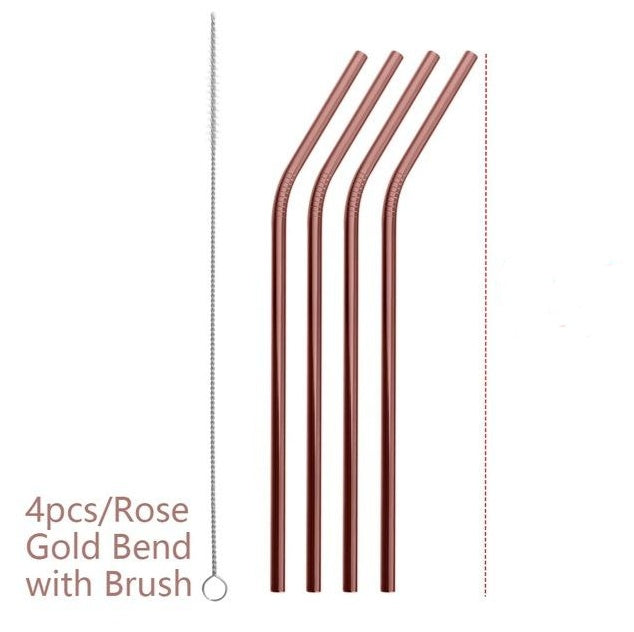 Stainless Steel Straw Set – Durable, Stylish, and Eco-Friendly