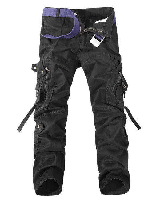 Men's Military-Style Cotton Pants – Rugged Utility Meets Youthful Edge