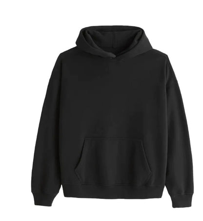 Women's Floral Hooded Pullover – Relaxed Fit with Artistic Flair