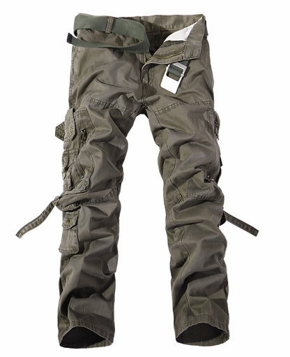 Men's Military-Style Cotton Pants – Rugged Utility Meets Youthful Edge